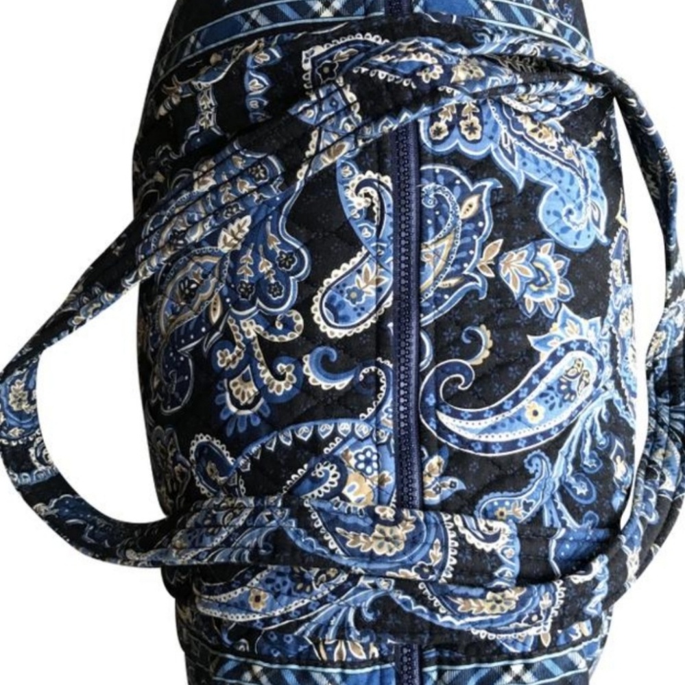 Blue Vera Bradley Duffle Bag